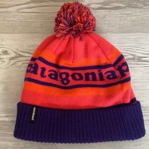 Patagonia Powder Tower Beanie - Purple/Orange